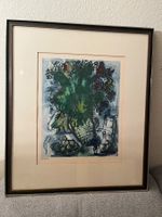 Marc Chagall – Lithographie "Bouquet fleuri sur table"