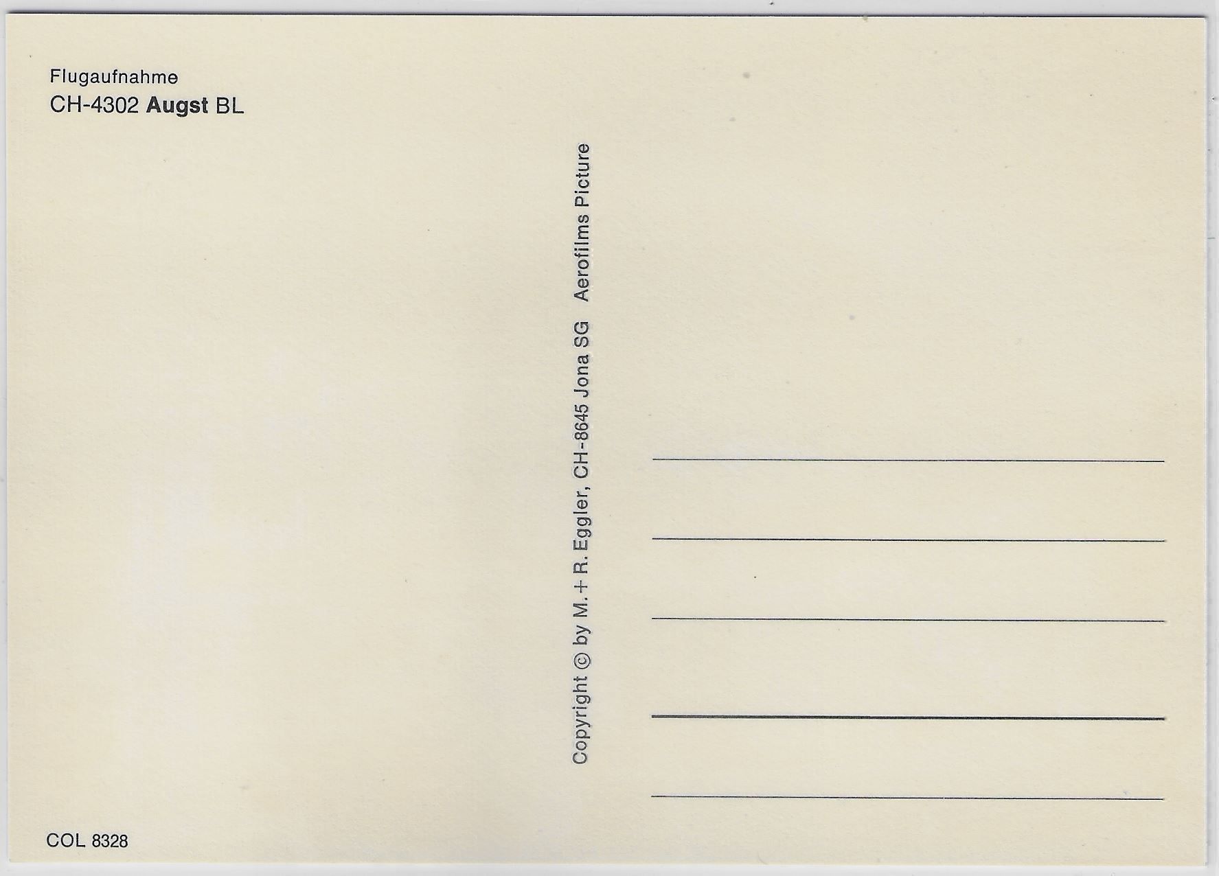 Cartoline postali: Flugaufnahme Pratteln Längi mit Augst – Antico da Ettingen venduto da Kartenplanet 1