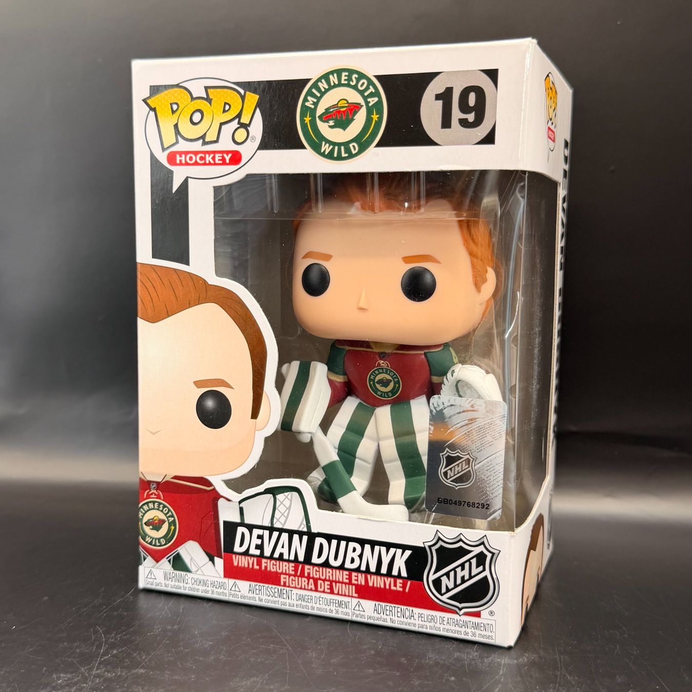 Funko Statuette: Funko Pop! NHL Devan Dubnyk 19 – Usato da Düdingen venduto da Nerdworld