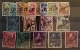 2973) (DII) 46-64, Officiel  postfrisch Kt. 100.-