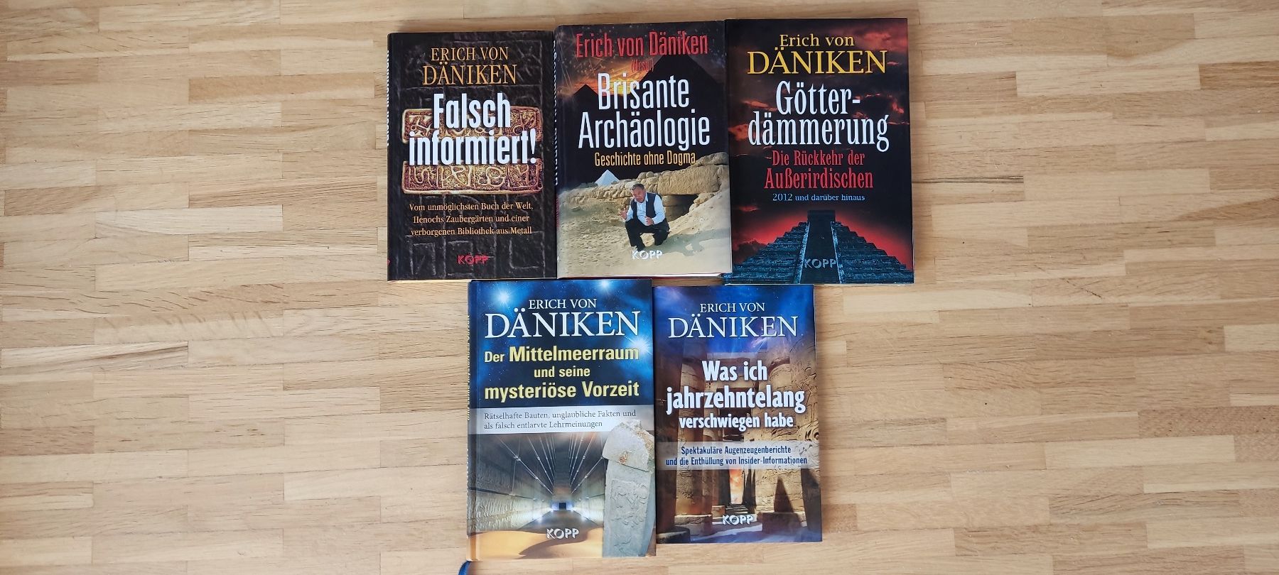 5 Bücher Erich von Däniken KoppVerlag (Gebraucht) in Zürich für