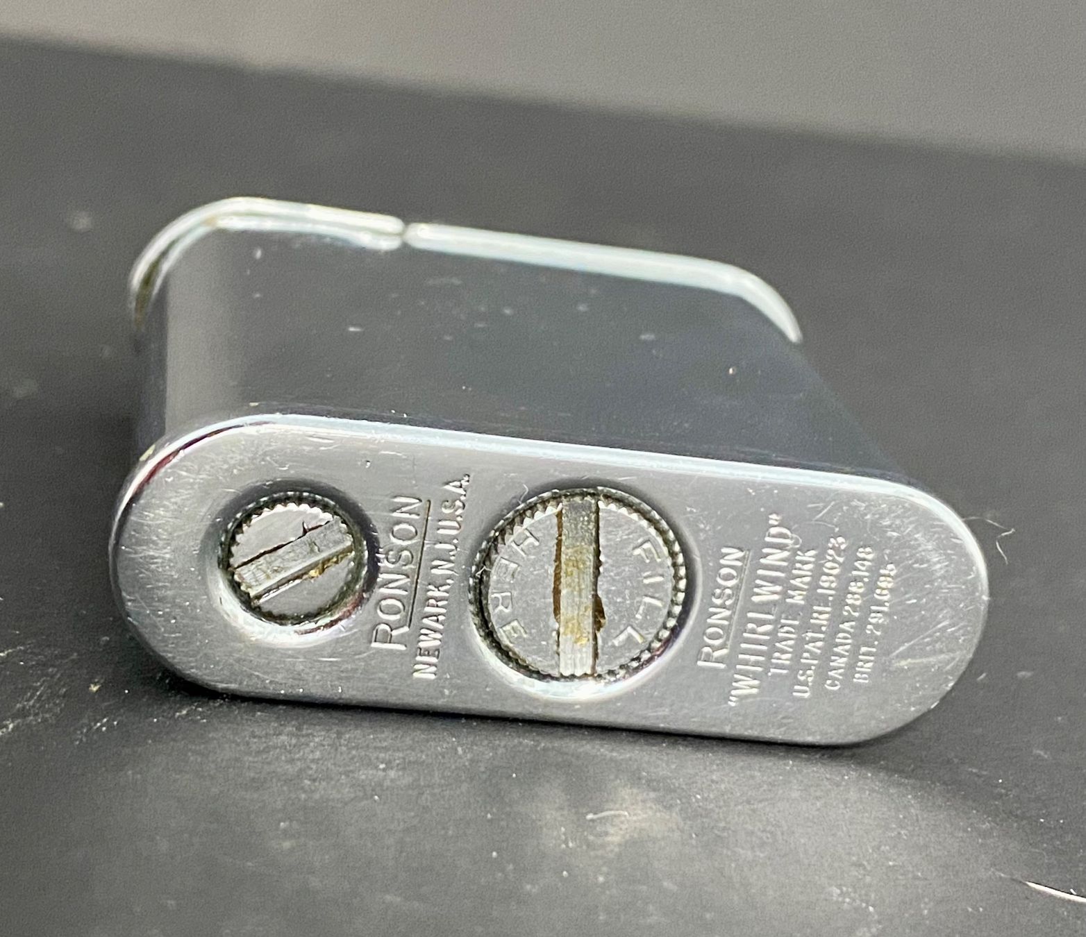 Ronson Feuerzeuge: Ronson Briquet ancien "Whirl Wind" – Gebraucht aus Sion von ROBY_ROBY_ROBY 3