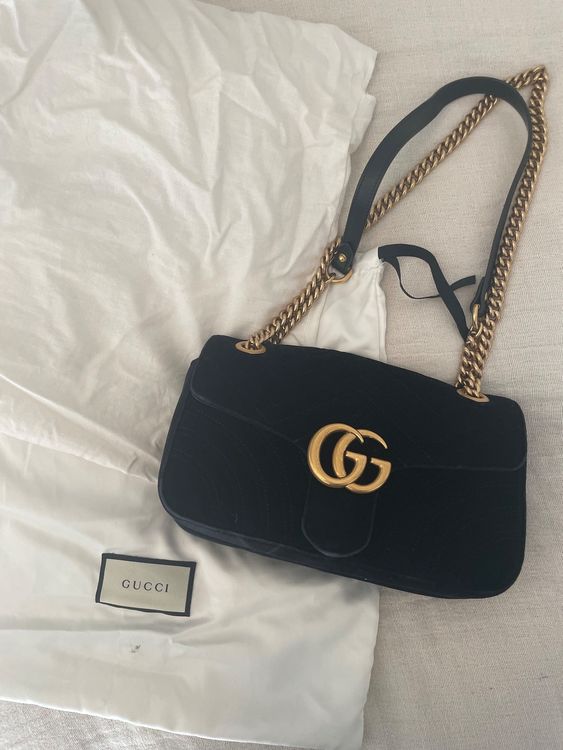 Gucci marmont samt online mini