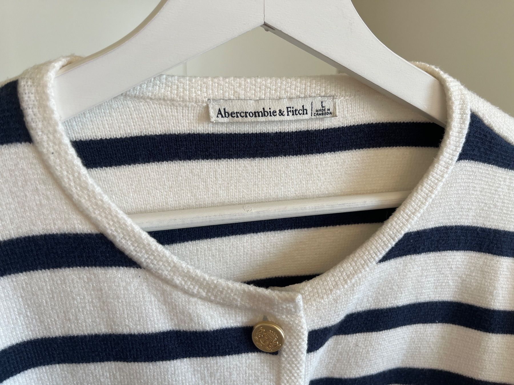 Abercrombie Giacche: Abercrombie & Fitch Strickjacke, Gr. L – Usato da Zürich venduto da Estelle_C 1