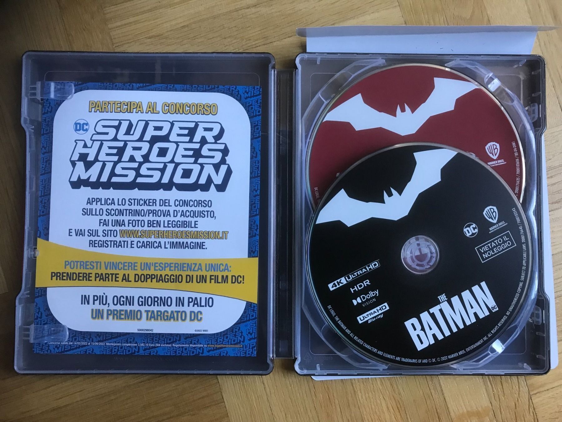 Tutti i DVDs: The Batman - Steelbook- UHD 4K + Blu-ray – Nuovo (secondo la descrizione) da Zürich venduto da Malcom 2