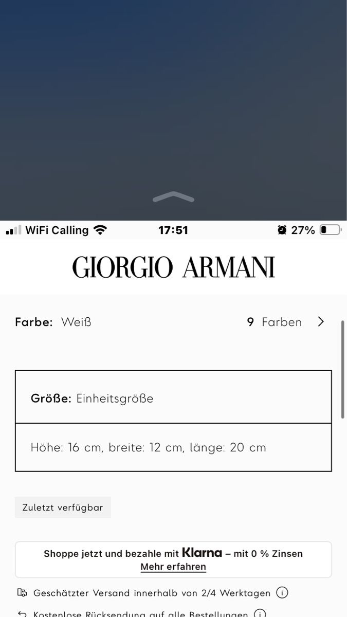 Armani Borse da donna: Giorgio Armani La Prima klein – Nuovo (secondo la descrizione) da Uitikon Waldegg venduto da sarab6928 4