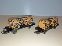 Märklin 2 Stk Weinfasswagen 1x 308 und 1x 4510