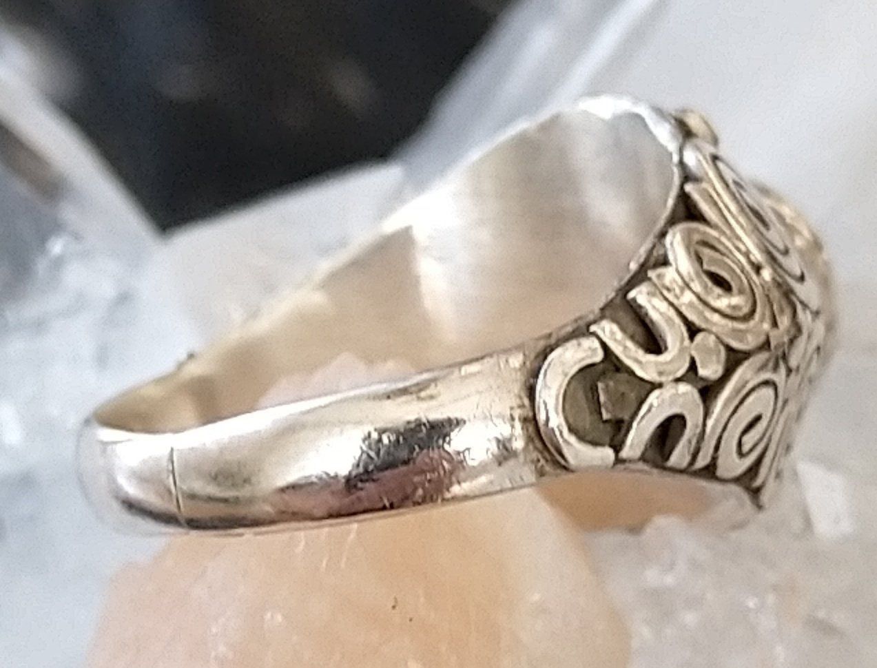 Ringe: RETRO UNIKAT RING MIT ONYX IN 925 SILBER – Gebraucht aus Romanshorn von Glitzer-Paradies 5