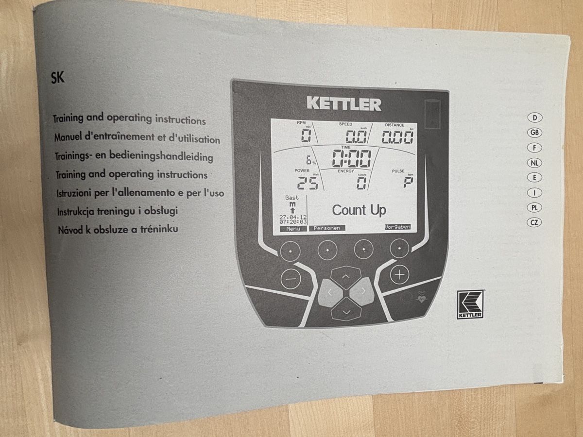 Kettler Hometrainer: Kettler Ergometer E7 Heimtrainer neuwertig – Nuovo (secondo la descrizione) da Seltisberg venduto da fam_g7bq 6