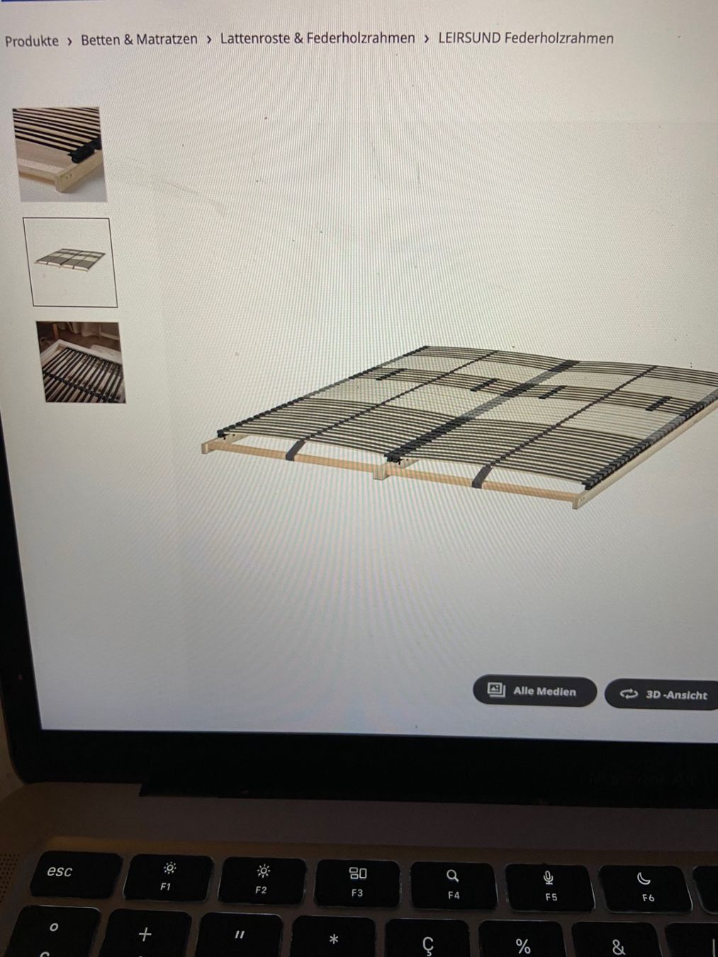 Ikea Betten: IDANàS Bett, Matratze, 2 Lattenroste – Neu (gemäss Beschreibung) aus Wald ZH von Dorita777777 1