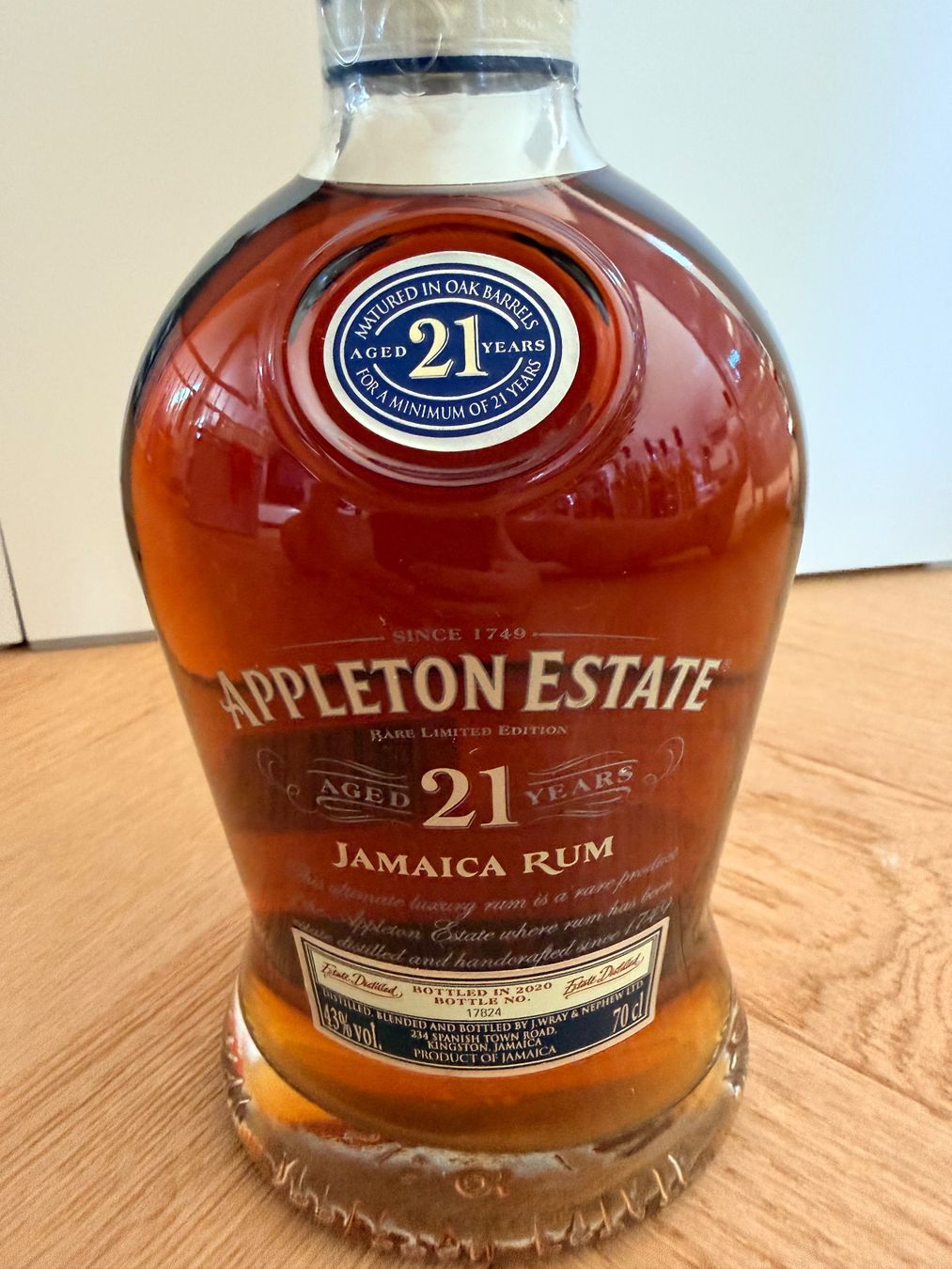 Bevande alcoliche: Appleton Estate Jamaica Rum Aged 21 Years – Nuovo (secondo la descrizione) da Roggwil TG venduto da est_r5x7 2