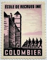 Soldatenmarke 2.WK, Rekrutenschule Colombier, Wi Sch 3