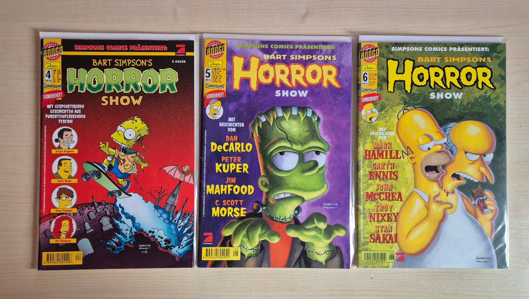 BD: Bart Simpson's Horror Show Hefte 1 bis 20 plus Variant-Cover – D'occasion à Sargans par Gkohler0 1