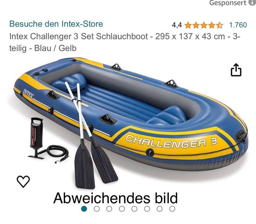 Gummiboot Schlauchboot Intex Challenger Kaufen Auf Ricardo