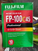 Fujifilm FP-100C45 Instant Color Film 4x5 Professional