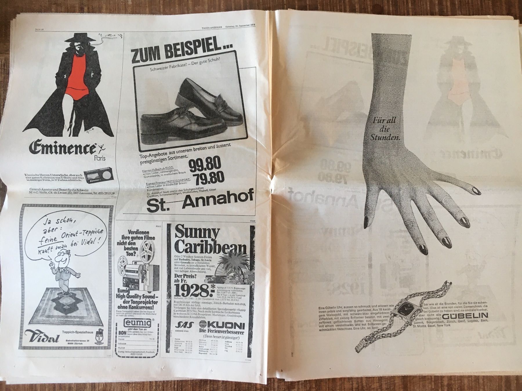 Zeitschriften & Magazine: Tagesanzeiger vom SA, 20. September 1975 – Gebraucht aus Luzern von Jiggy_8898 4