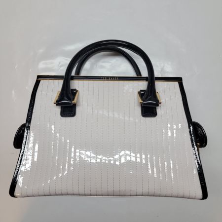Designer Ted Baker Patent Handbag Handtasche Tasche