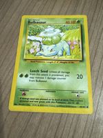 Pokémon Karte Bisasam Base Set 44/102 gebrauchter Zustand