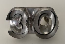Guetzli Ausstecher Nummer Zahl 30 mit Auswurf ca. 6 cm
