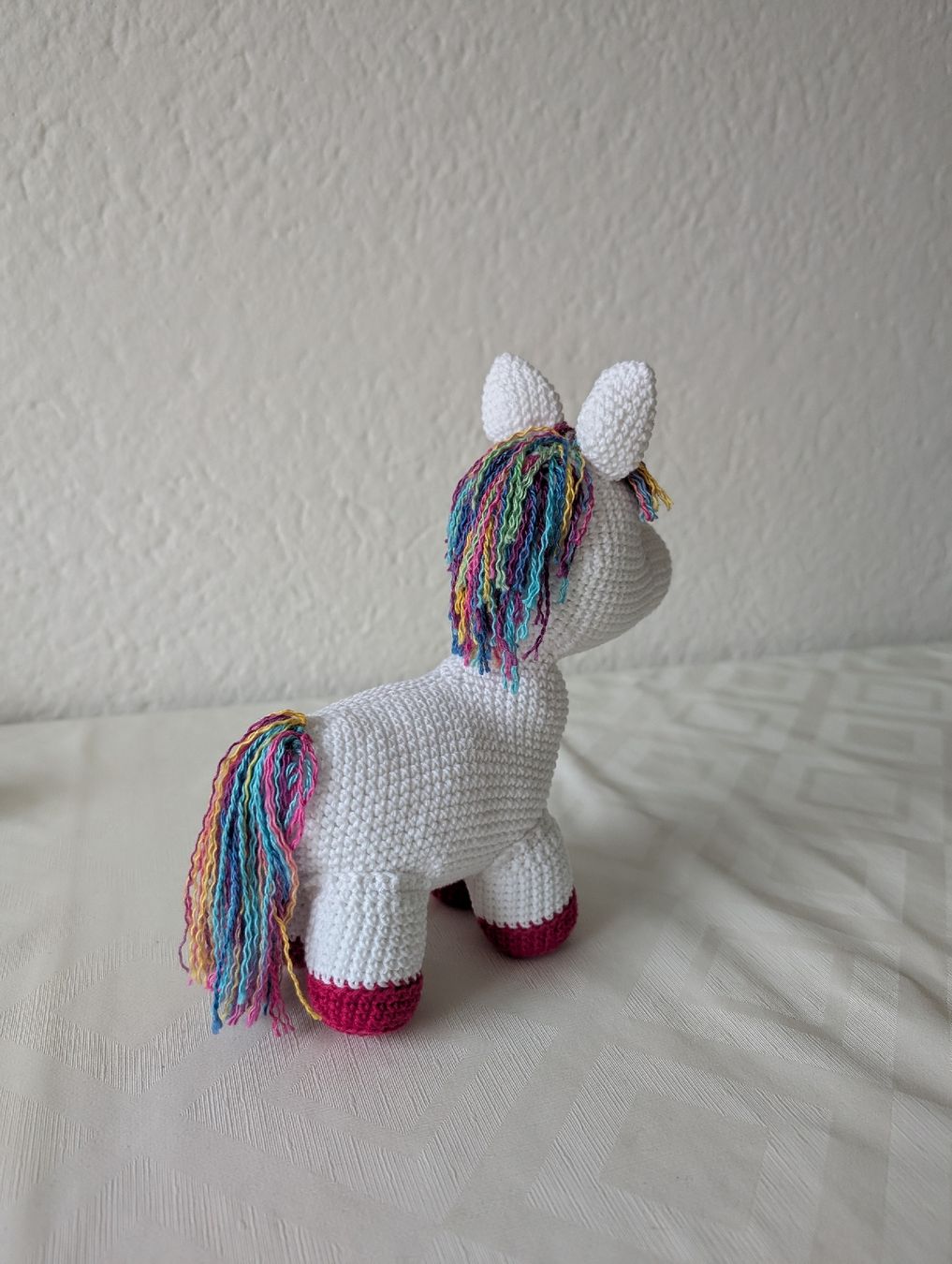 Giocattoli: Handgemachtes Einhorn – Nuovo e nell'imballaggio originale da Würenlos venduto da Pearl_sHobbyCrochet 2
