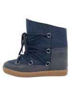 Isabel Marant Leather Snow Ankle Boot EU 39 Blau