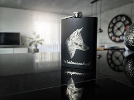 Flachmann Jagd Rotfuchs Weidmannsheil