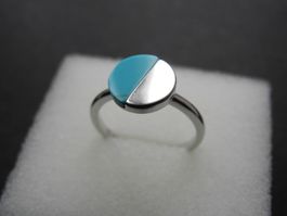 Ring 925 Silber  mit echtem Türkisstein