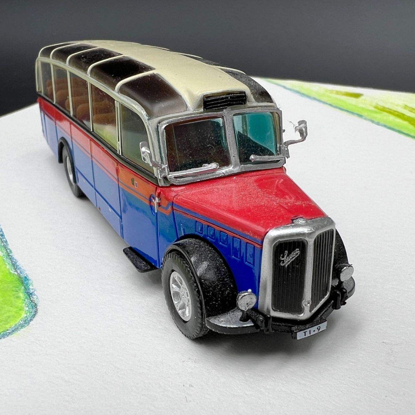 Modellini d'auto: Saurer L4 CT2D Ticino Bus Vitrinenmodell – Usato da Häusernmoos venduto da adlerfedern 9