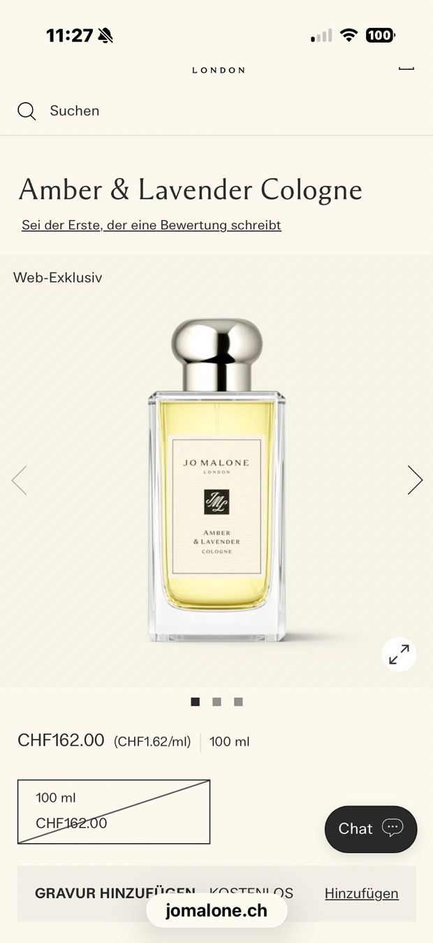 Jo Malone Parfum & Eau de Toilette: Jo Malone Amber & Lavender Cologne 100 ml – Gebraucht aus Volketswil von Irkasha 3