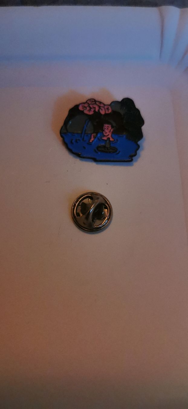 Placchette & Badge: Pin Baignade source  – Usato da Genève venduto da vins50