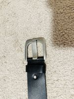 Gürtel schwarz Leder Herren 100cm , 5cm breit. Top