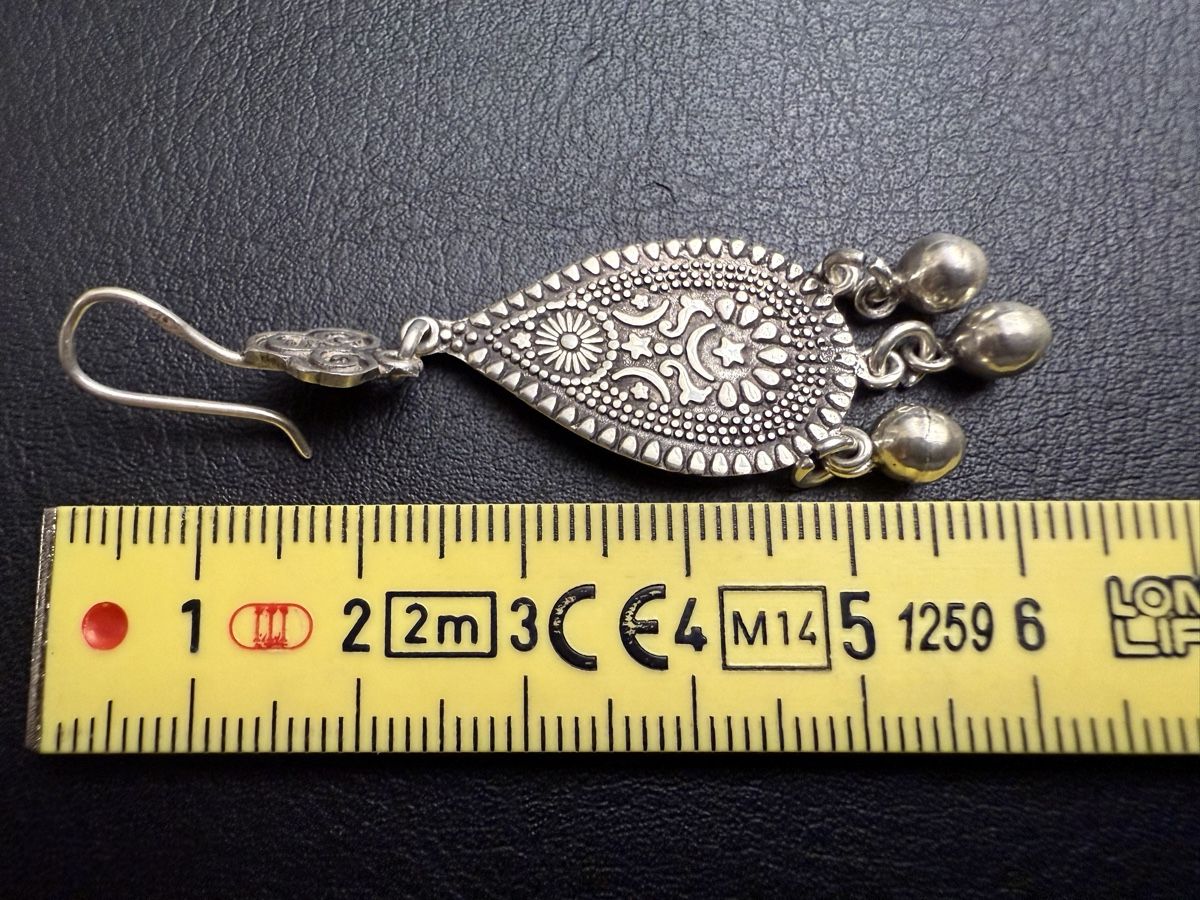 Orecchini pendenti & Orecchini a lobo: Slawische Silber-Ohrhänger – Nuovo (secondo la descrizione) da Thalheim AG venduto da Cox-51 3