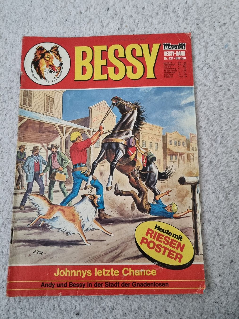 Comics: Bessy Heft Nr. 421 – Gebraucht aus Oberentfelden von Giants