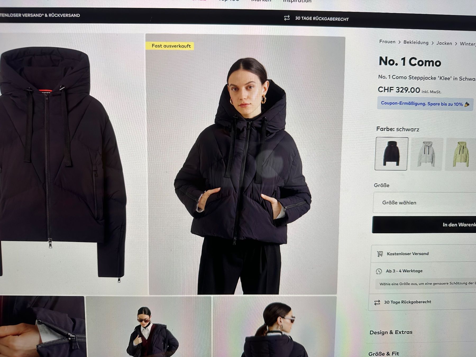 Vestes: Winterjacke Como N .1 – Neuf (Voir description) à Bottighofen par vendeo