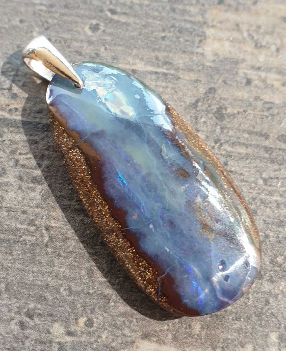 Pendentifs: Anhänger Boulder Opal. – Neuf (Voir description) à Niederbüren par Raphael014 4