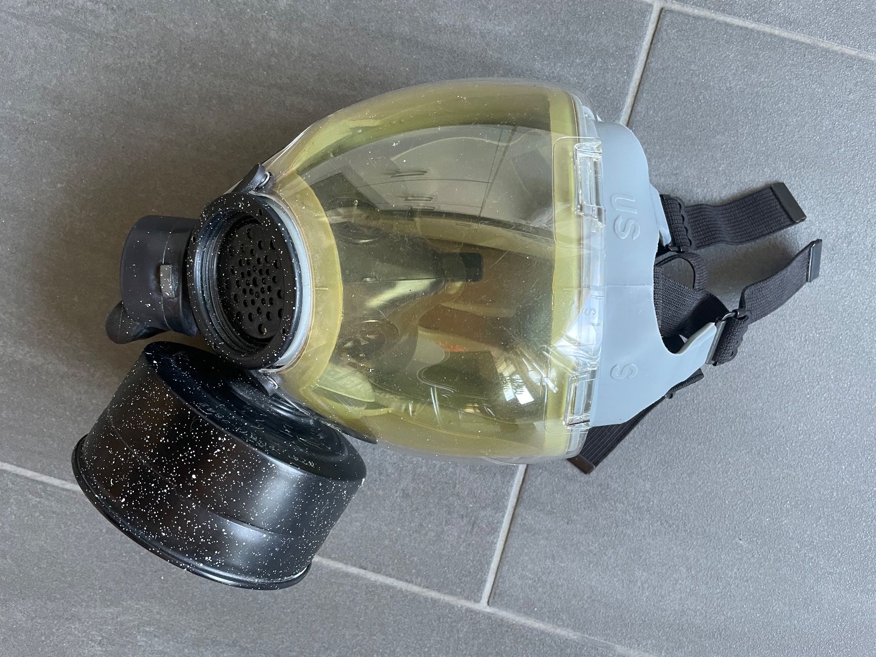 US Army Uniformi: Gas mask / masque à gaz us MCU-2P – Usato da Oberbütschel venduto da Woodie2005