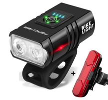 Frontlicht und Rücklicht für Rad Velo Bike wiederaufladbar