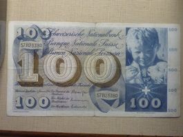 100 Fr.  Note  1. Januar 1967