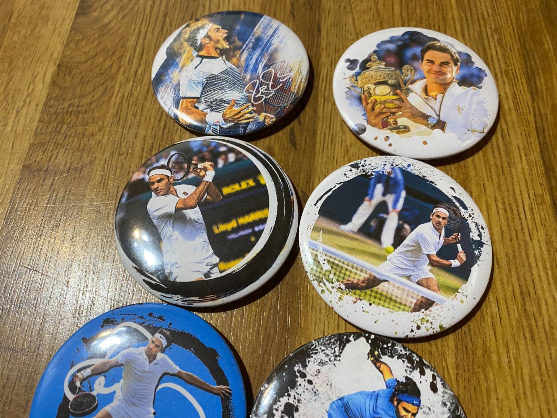 Plaketten & Abzeichen: Tennis Roger Federer-Kühlschrank Magnete – Neu (gemäss Beschreibung) aus Basel von VinylLover68 3