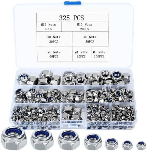 Componenti elettronici: Sicherungsmuttern M3,M4,M5,M6,M8,M10,M12 Sortiment – Nuovo e nell'imballaggio originale da Hundwil venduto da Mr.Wong 1