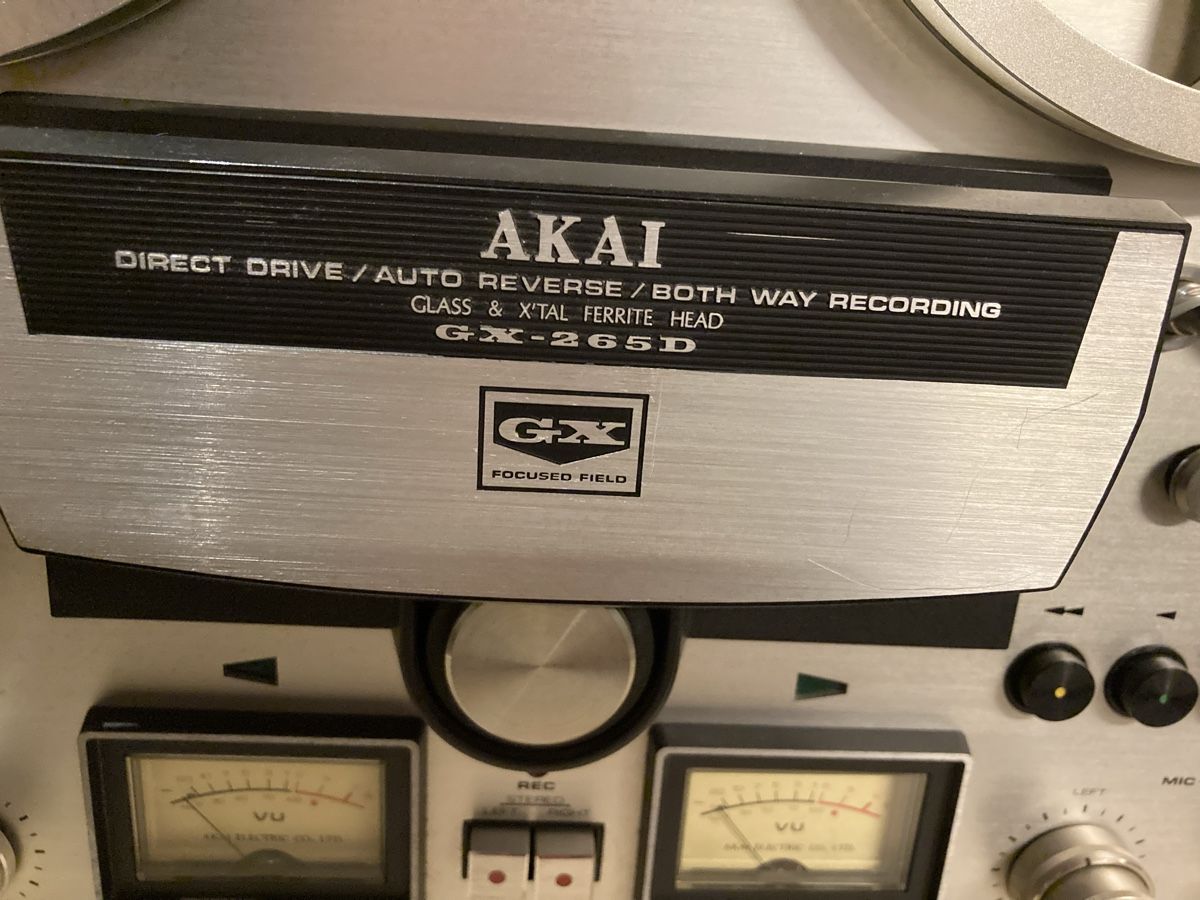 Akai Bandmaschinen: AKAI GX-265D Bandmaschine – Defekt aus Lenzburg von HanspeterT 5