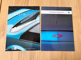 CHEVROLET BERETTA 2x Verkaufsprospekte