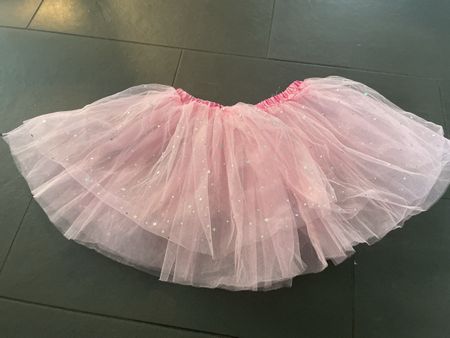 Leichtes Pailletten-Tutu für Kinder, Gr M/L, pink, für Festt