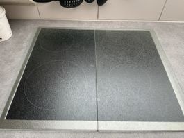 Herdabdeckplatten Glas 2-teilig Set guter Zustand