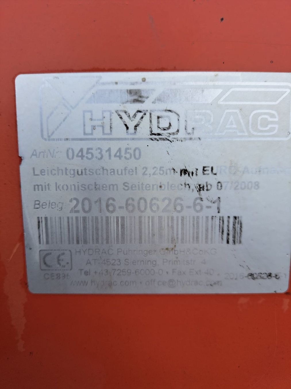Hoflader: Hydrac Leichtgutschaufel 2.25m – Gebraucht aus Rheineck von volvo029 4