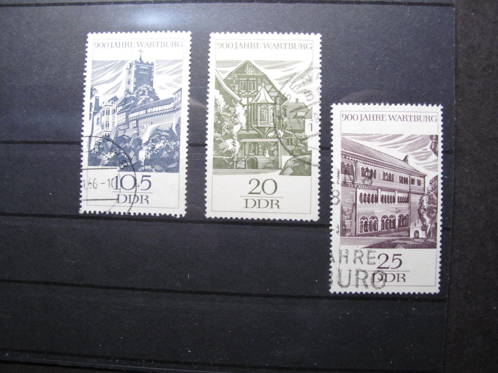 Tutti i francobolli: DDR 1966 Wartburg bei Eisenach gest – Usato da Wil SG venduto da fva01