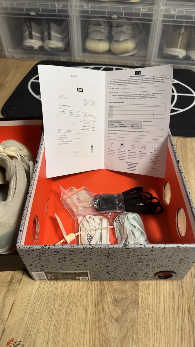 Off-White Herrenschuhe: Jordan 4 x Off-White Sail Grösse 42 – Gebraucht aus Niederurnen von Ducs10 3