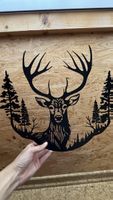 Wanddeko Hirsch
