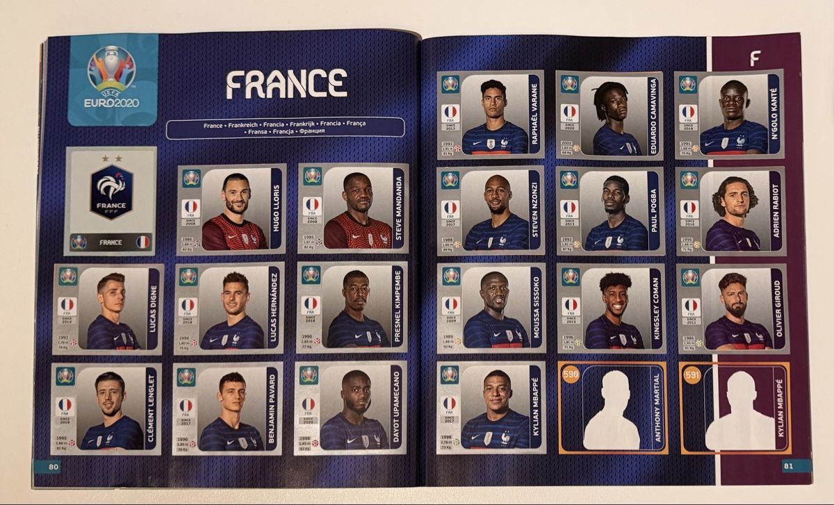 Panini Alben: Panini UEFA Euro 2020  – Gebraucht aus Au SG von Bego1 6
