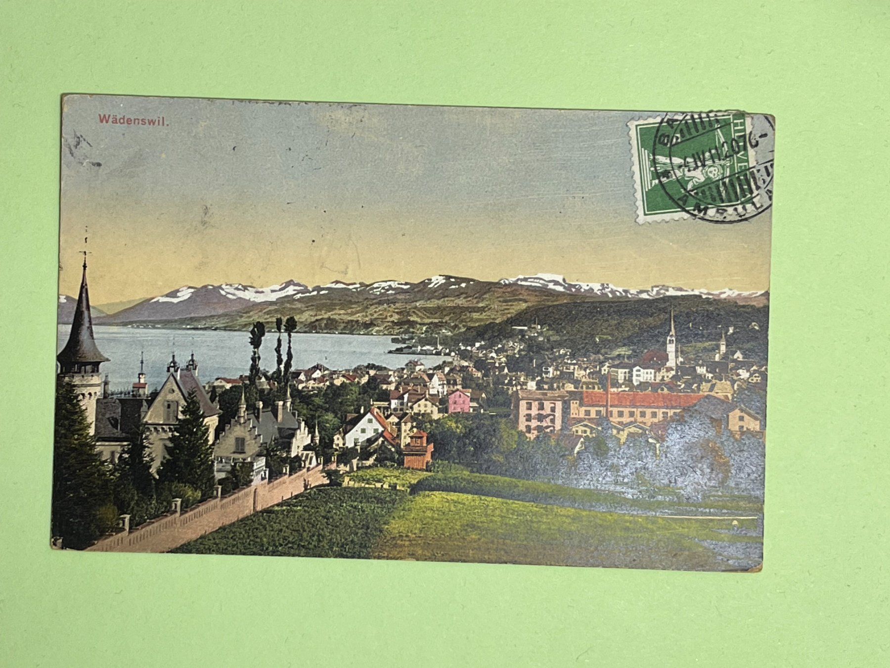 Ansichtskarten: Wädenswil – Gebraucht aus Steg VS von danwer74
